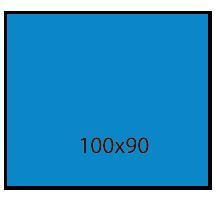 Покриття хірургічне 100х90cm(см), непромокальне, ламінований спанбонд 45 g/m2(г/м2) стерильне, одноразового використання ,ТМ «АХІЛЛ»